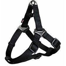 Шлея "TRIXIE" для собак "Premium One Touch Harness", (XS-S), 30 - 40см/10мм, чёрная
