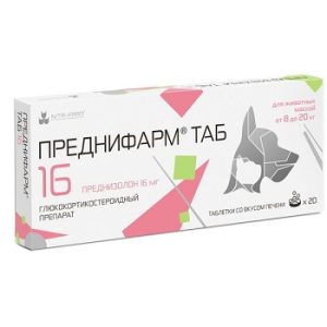 ПРЕДНИФАРМ ТАБ  таблетки, 16 мг  Nita-farm (Преднизолон 16 мг) упаковка  20 таб.