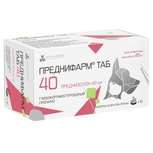 ПРЕДНИФАРМ ТАБ  таблетки, 40 мг  Nita-farm (Преднизолон 40 мг) упаковка  10 таб.