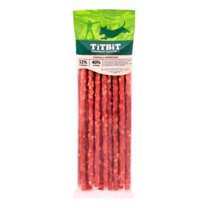 Лакомство для собак "Titbit" Колбаски Пармские, 80 гр.