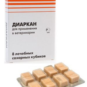 Диаркан CEVA Сахарные кубики от диареи для собак и кошек, цена за 1 кубик