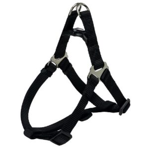Шлея "TRIXIE" для собак "Premium One Touch Harness",( L), 65-80 см/25мм, чёрная
