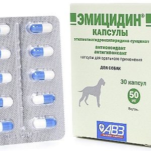 ЭМИЦИДИН Антиоксидант и антигипоксант 50 мг, упак. 30капсул.