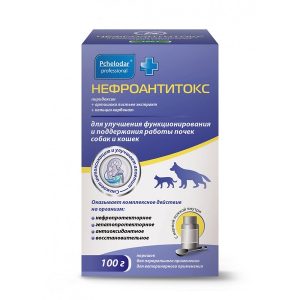 Нефроантитокс (Пиридоксин + артишок + CaCO₃ + хитозан) , порошок, банка 100 гр